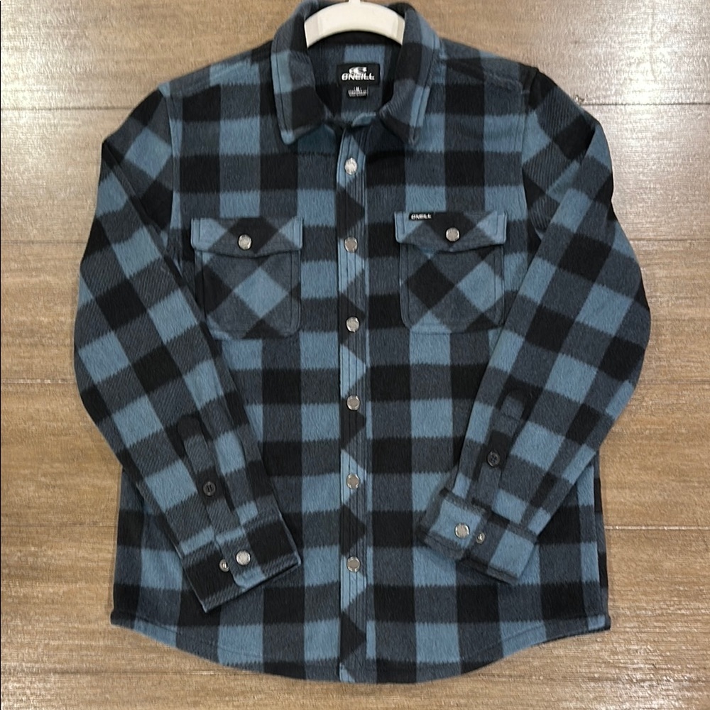 O'Neill Boys Glacier Plaid Superfleece Shirt